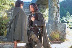 Aragorn defers to Frodo