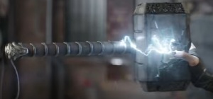 Hela crushes Thor's hammer