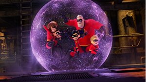 Incredibles 2, family in force field