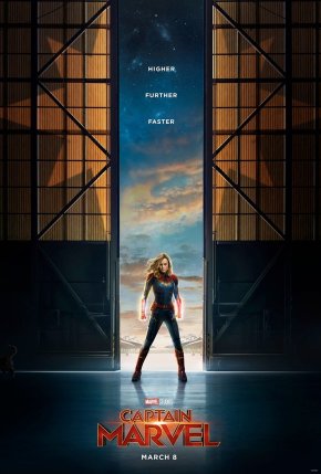 Captain Marvel poster with motto