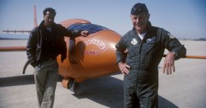 Sam Shepard with Chuck Yeager
