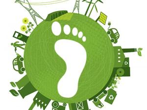 Carbon footprint graphic