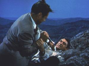 North by Northwest, Mt. Rushmore fight