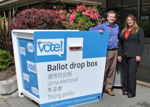 Drop box for ballots